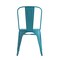 Flash Furniture Tenley Commercial Grade Distressed Blue Metal Indoor-Outdoor Stackable Chairs, 4PK 4-ET-3534-COM-B-GG - alternate 6